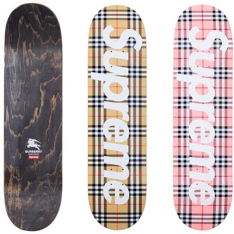 Supreme®/Burberry® Skateboard